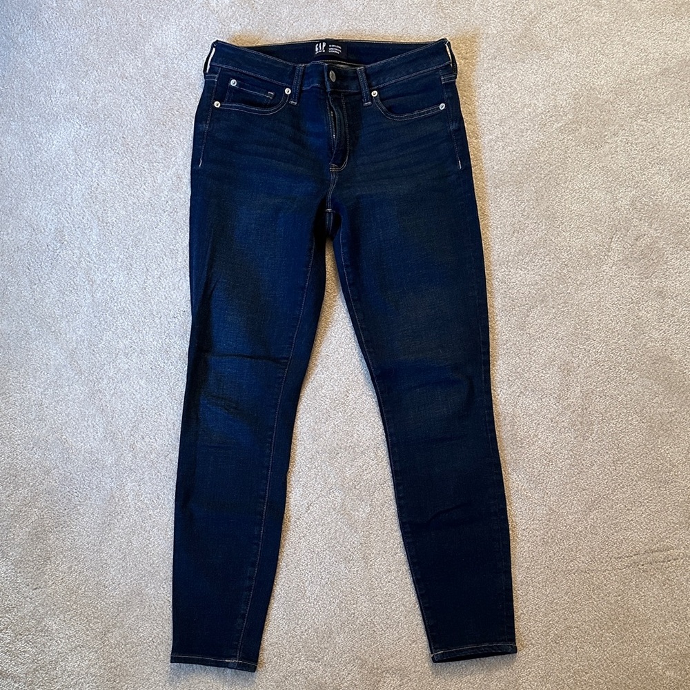 GAP Women's Deep Indigo Skinny Jeans